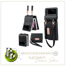 Load image into Gallery viewer, Designer Samsung Case Wallet + Ring Stand - Galaxy Zip Flip 3 - Galaxy Zip Flip 4 (Many Styles)
