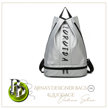 Load image into Gallery viewer, Sports Gym Swimming Backpack Drawstring Bag - Metallic Range
