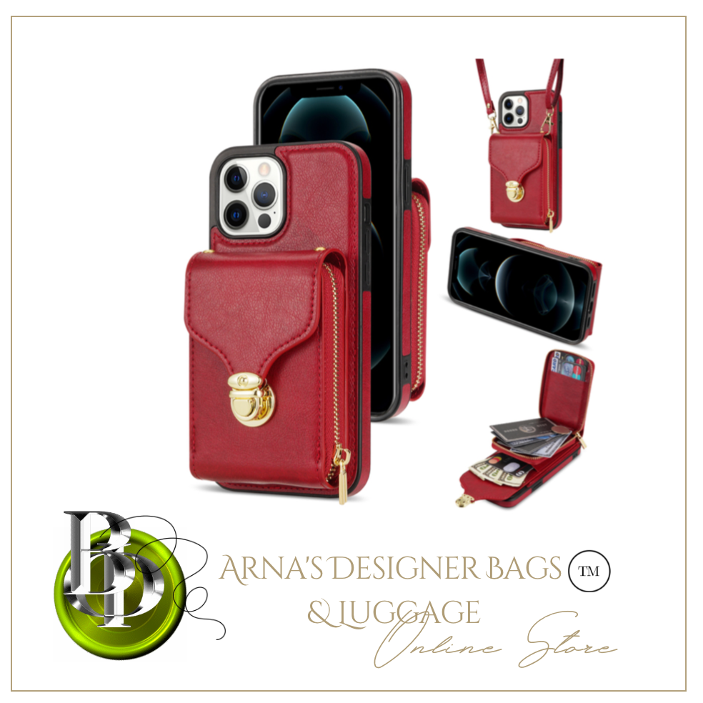 Zipper Purse/Wallet Cards Lanyard Case For iPhone 14 13 12 11 Pro X XS Max XR 8 7 Plus SE 2022 Crossbody