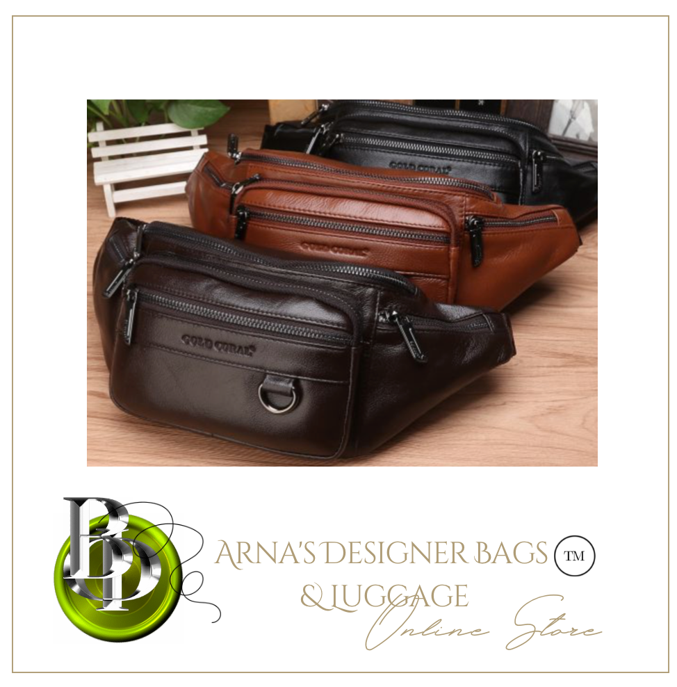 Legend Gold Class Waist/Belt Bag - Leather Multifunction Waterproof