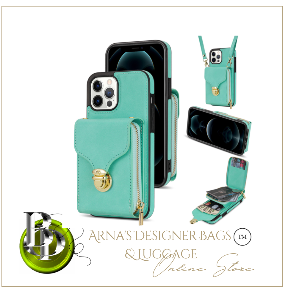 Zipper Purse/Wallet Cards Lanyard Case For iPhone 14 13 12 11 Pro X XS Max XR 8 7 Plus SE 2022 Crossbody