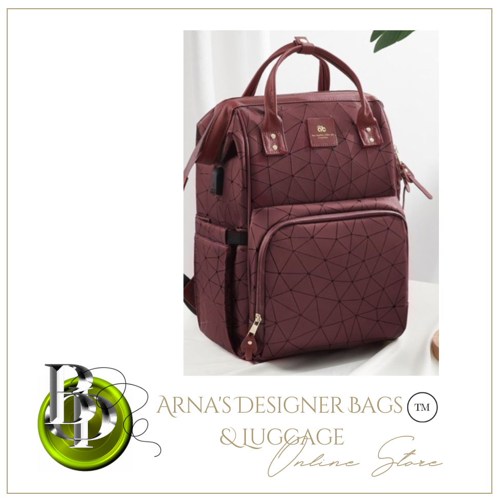 Designer Multifunction Diaper Baby Bag - Leather (4 Colours)