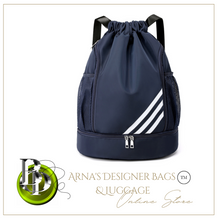 Load image into Gallery viewer, Sports Gym Swimming Backpack Drawstring Bag Beach - Waterproof.
