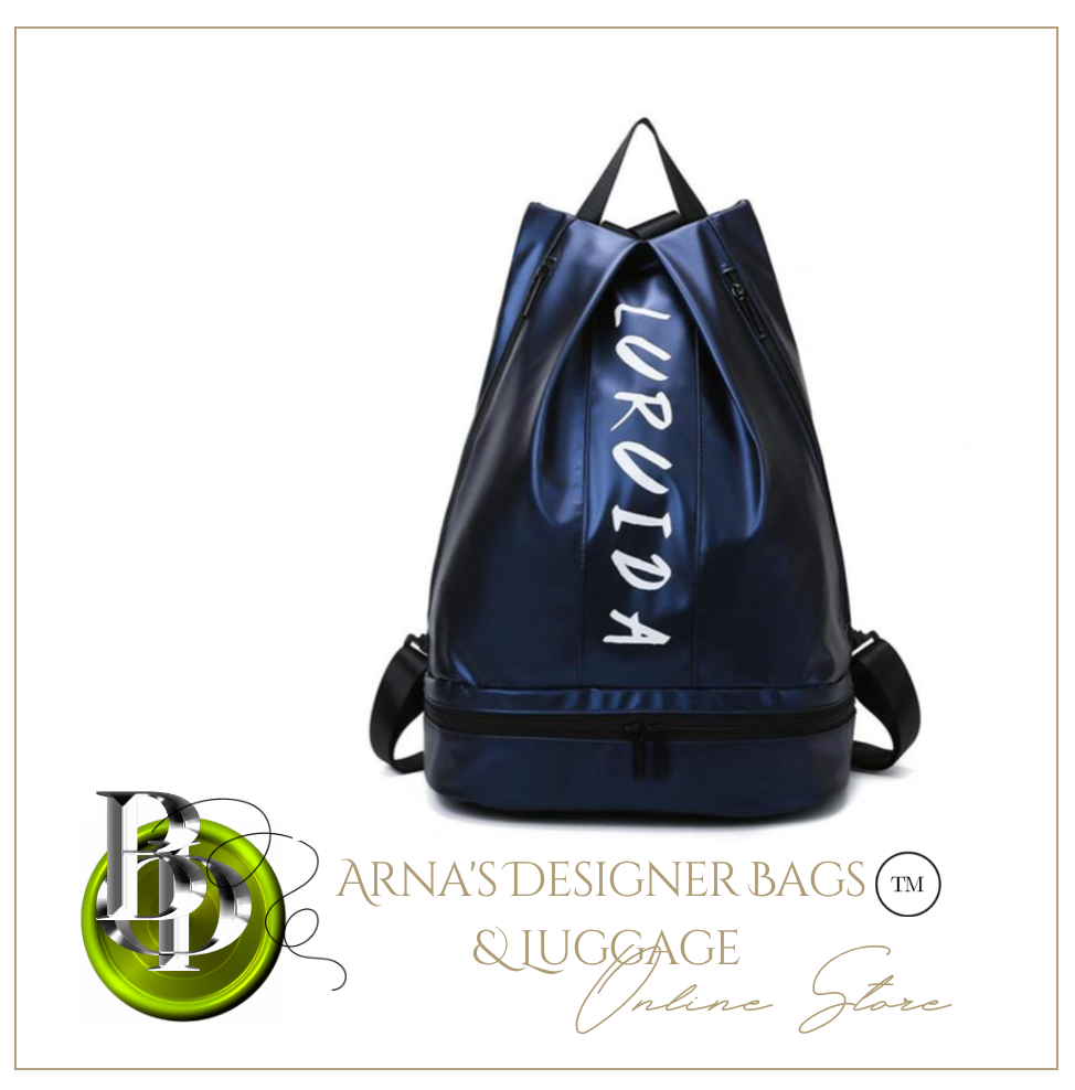 Sports Gym Swimming Backpack Drawstring Bag - Metallic Range