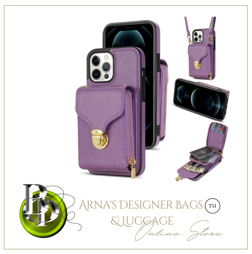 Zipper Purse/Wallet Cards Lanyard Case For iPhone 14 13 12 11 Pro X XS Max XR 8 7 Plus SE 2022 Crossbody