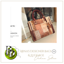 Load image into Gallery viewer, &quot;Arna Lisa&quot; Collection - Legend Genuine Leather Luxury Handbags Women Designer Hand Bag Female Retro Patchwork Totes Crocodile Shoulder/Crossbody Bags
