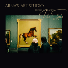 Load image into Gallery viewer, Arna&#39;s Luxury Painting Collection - Nordic Retro Woman Hat Painting
