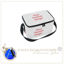 Load image into Gallery viewer, &quot;Arna&#39;s Designer School Bags&quot; Design your own BAG! Insulated Food/Lunch Bag

