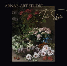 Load image into Gallery viewer, Arna&#39;s Luxury Painting Collection - Nordic Wall Art Pink/Green/Gold Painting
