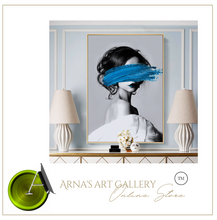 Load image into Gallery viewer, Arna&#39;s Luxury Painting Collection - Nordic Abstract Geometry Print Canvas Painting
