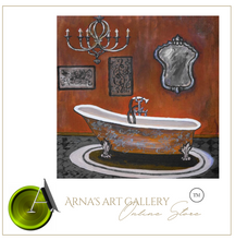 Load image into Gallery viewer, Arna&#39;s Luxury Painting Collection - Modern/Vintage French Style Victorian Bathtub - Many Styles
