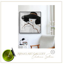 Load image into Gallery viewer, Arna&#39;s Luxury Painting Collection - Nordic Stylish Lady Painting
