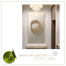 Load image into Gallery viewer, Arna&#39;s Luxury Painting Collection - Modern Stereo Gold Abstract Print Canvas Painting
