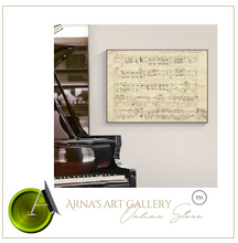 Load image into Gallery viewer, Arna&#39;s Luxury Painting Collection - Classical Musical Notes Canvas Painting - Many Styles
