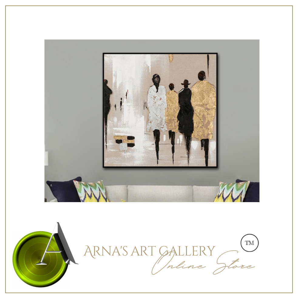 Arna's Luxury Painting Collection - Abstract Hand-painted Oil Canvas Painting