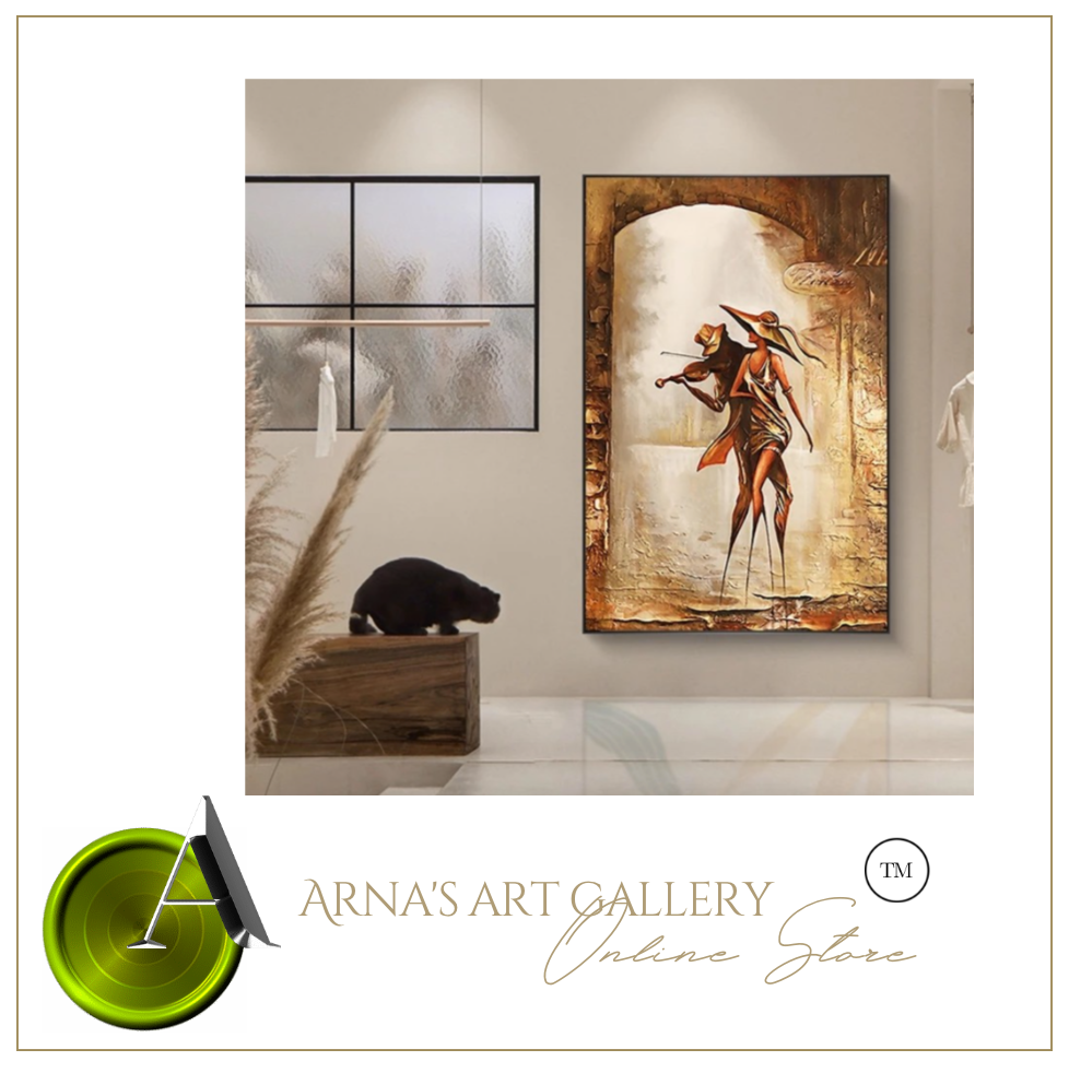 Arna's Luxury Painting Collection - Romantic Classic Canvas Painting - Many Styles