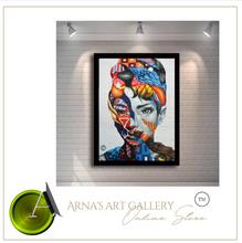 Load image into Gallery viewer, Arna&#39;s Luxury Painting Collection - Graffiti Canvas Painting - 2 Styles
