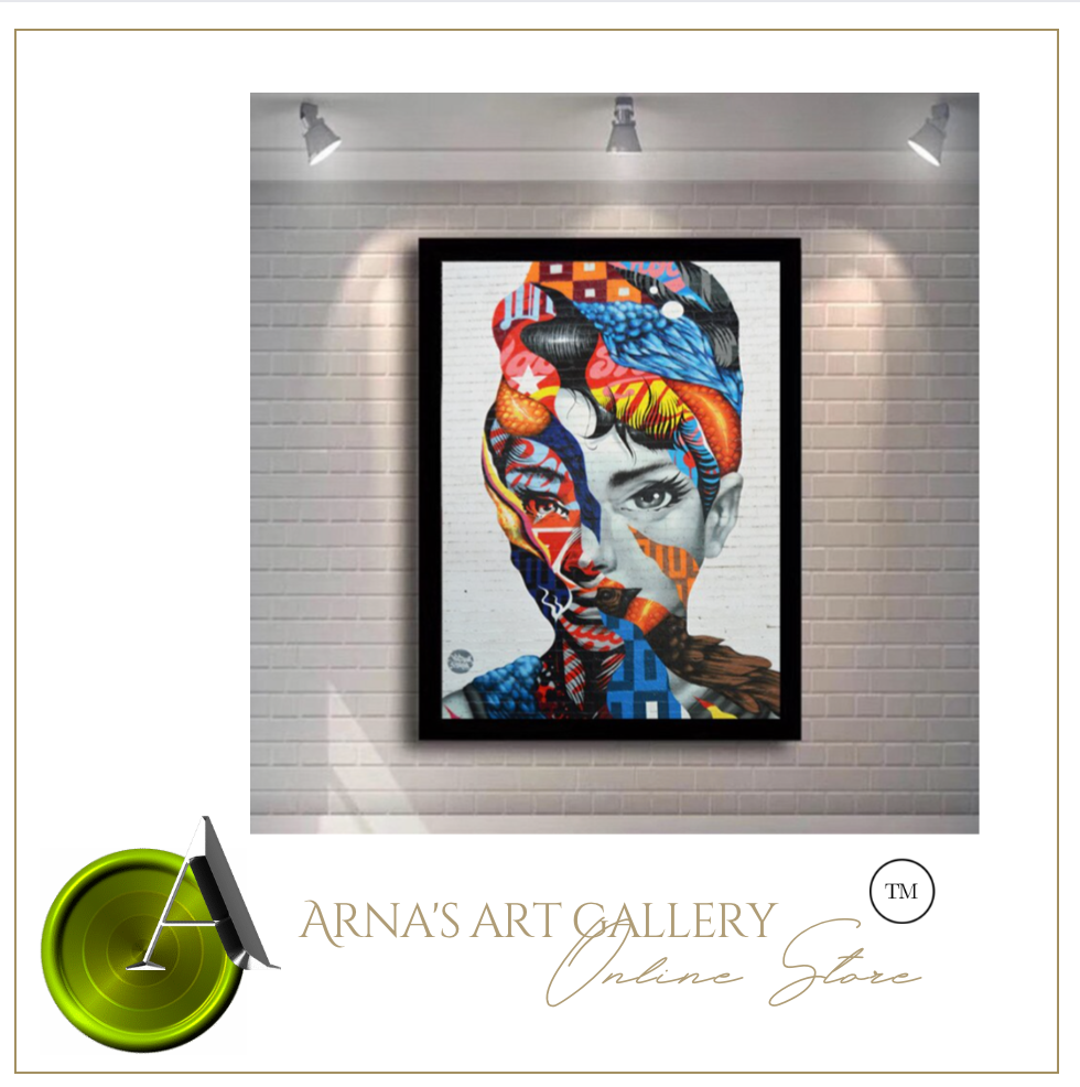 Arna's Luxury Painting Collection - Graffiti Canvas Painting - 2 Styles