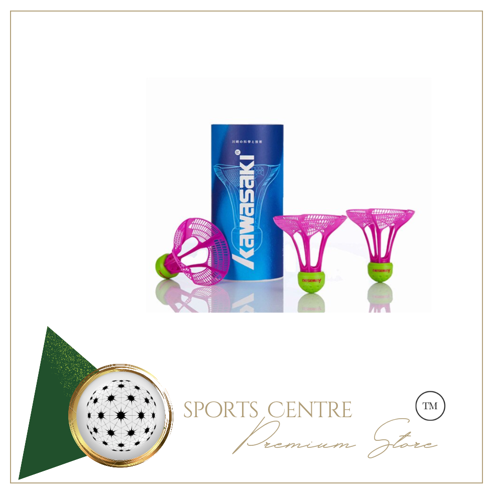 Badminton - Air Shuttle 3 Pieces Kawasaki Air Shuttle Badminton Plastic Nylon Ball for Training