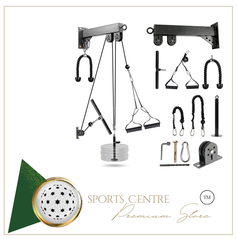 Pulley Cable Machine Attachment System - Lifting Arm Biceps Triceps Blaster Hand Strength