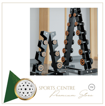 Load image into Gallery viewer, Commercial Grade Steel Dumbbell Set + Stand 105KG

