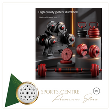 Load image into Gallery viewer, Top Grade Steel Dumbbell Set - Adjustable Sub-Barbell Kettle Set. 40KG
