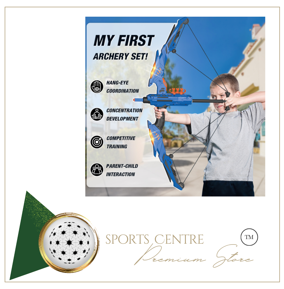 Children's Bow and Arrow Light-up Archery Set - Age 3 4 5 6 7 8 9 10 11 12 Years