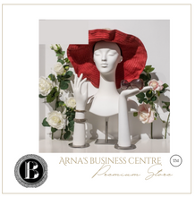 Load image into Gallery viewer, &quot;Arna Royal Gown Collection&quot; Luxury Female Head Mannequin Cosmetology Window Display Model
