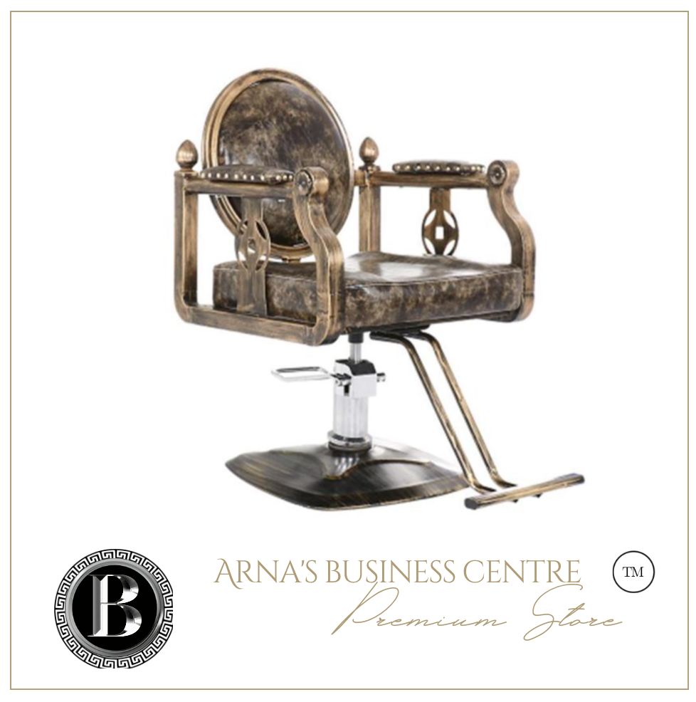 Commercial Professional Hairdressing Salon Barber Chair Iron Antique Retro - Many Colours & Styles