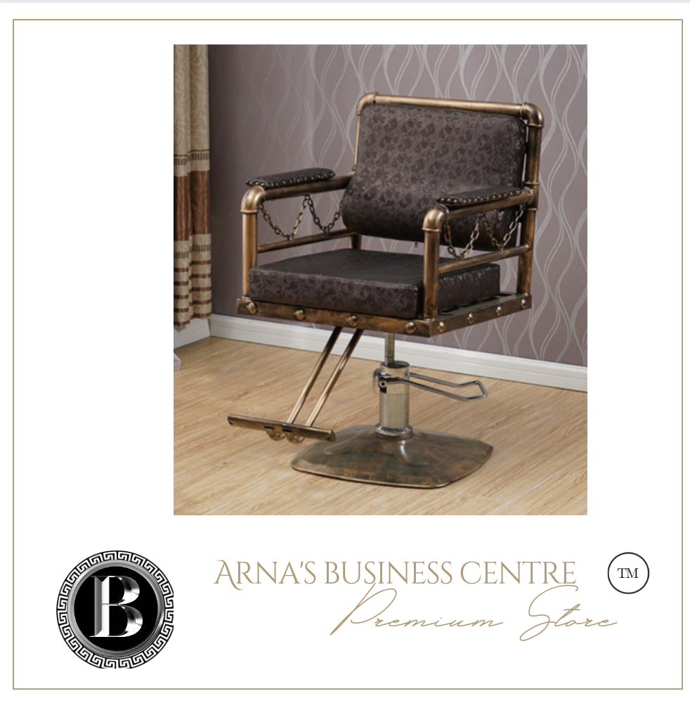 Commercial Professional Hairdressing Salon Barber Chair Iron Antique Retro - Many Colours & Styles