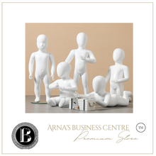 Load image into Gallery viewer, &quot;Arna Royal Gown Collection&quot; Luxury Child White Mannequin Cosmetology Window Display Model
