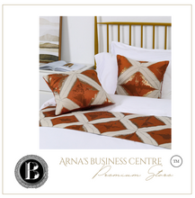 Load image into Gallery viewer, &quot;Arna Royal LUXURY Collection&quot; Hotel Quality Bed Runner/Scarf &amp; 2 Cushion Covers
