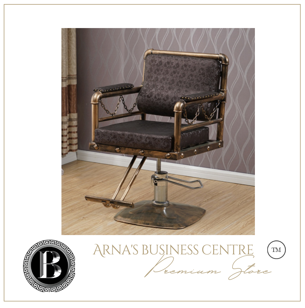 Commercial Professional Hairdressing Salon Barber Chair Iron Antique Retro - Many Colours & Styles