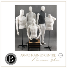 Load image into Gallery viewer, &quot;Arna Royal Gown Collection&quot; Luxury Male ABS Platform Mannequin Cosmetology Window Display Model
