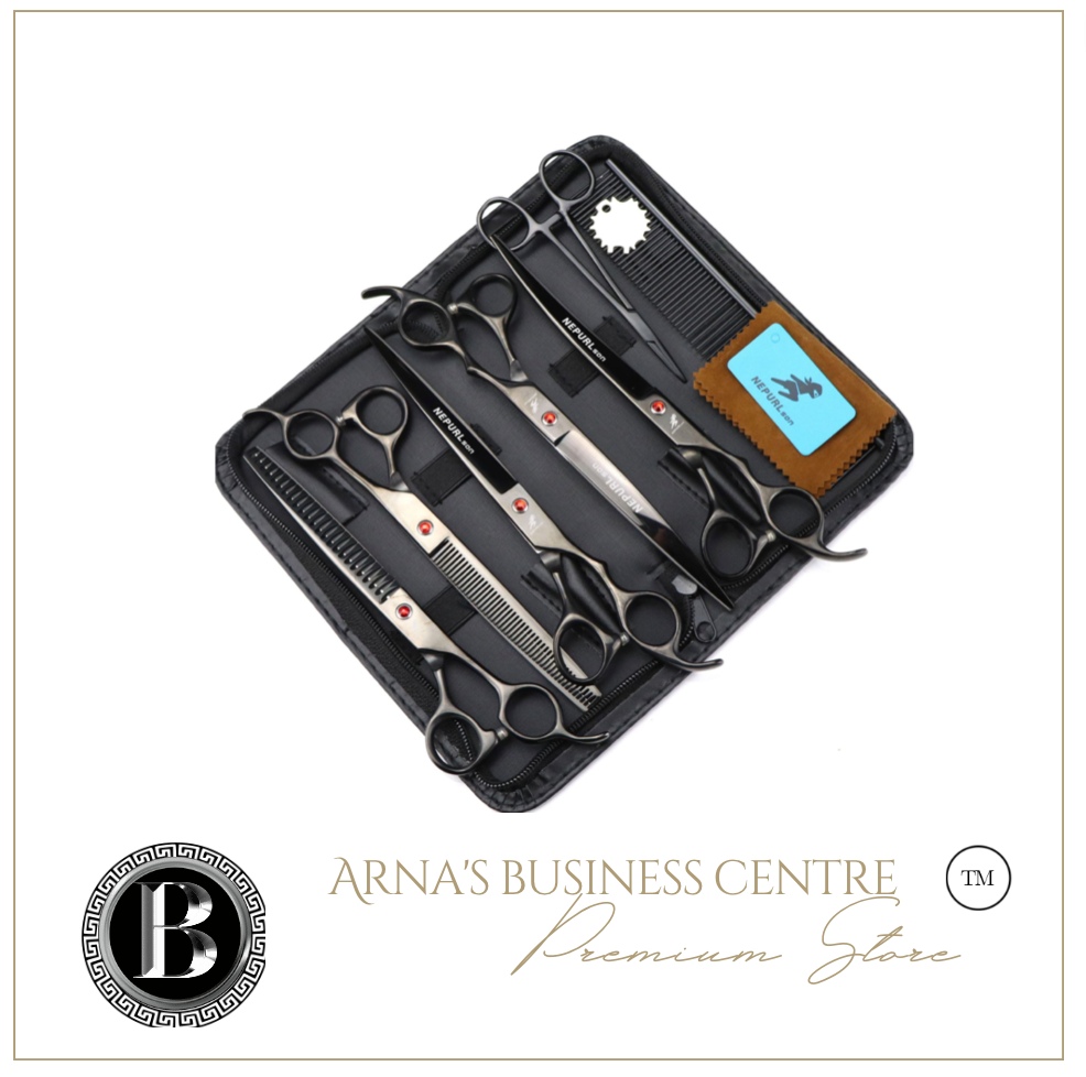 Commercial Grade Professional Pet Scissor Set 8