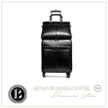 Load image into Gallery viewer, High Quality Genuine Leather 2 Piece Luggage Set - Brown or Black - Many Sizes
