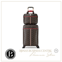 Load image into Gallery viewer, Designer Genuine Leather 2 Piece Rolling Luggage Set - Many Sizes
