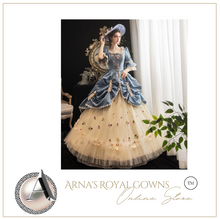 Load image into Gallery viewer, Arna&#39;s Royal Gown Collection - Rococo Baroque Marie Antoinette Ball Dresses 18th Century Victorian Gown
