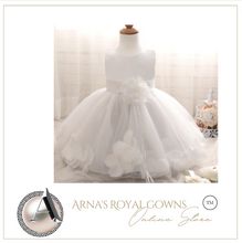 Load image into Gallery viewer, &quot;Arna&quot; Royal Gown Collection - Flower Tulle Toddler Kids Christening Costume Newborn Baby Girl Birthday Dress
