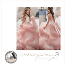 Load image into Gallery viewer, &quot;Arna&quot; Royal Gown Collection - Flower Girl/Formal/Wedding/Pageant -  Made to Measure - Large range of Colours

