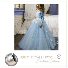 Load image into Gallery viewer, &quot;Arna&quot; Royal Gown Collection - Butterfly Girl/Formal/Wedding/Party -  Made to Measure - Large range of Colours
