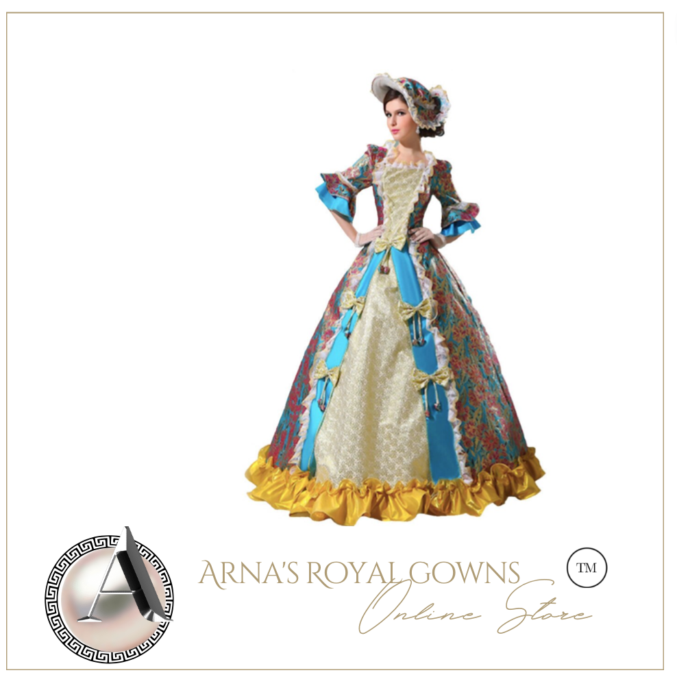 Arna's Royal Gown Collection - Rococo Baroque Marie Antoinette Dress