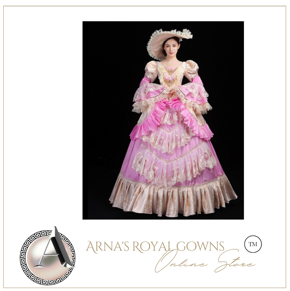 Arna's Royal Gown Collection - Rococo Baroque Marie Antoinette Ball Dresses 18th Century Victorian Gown