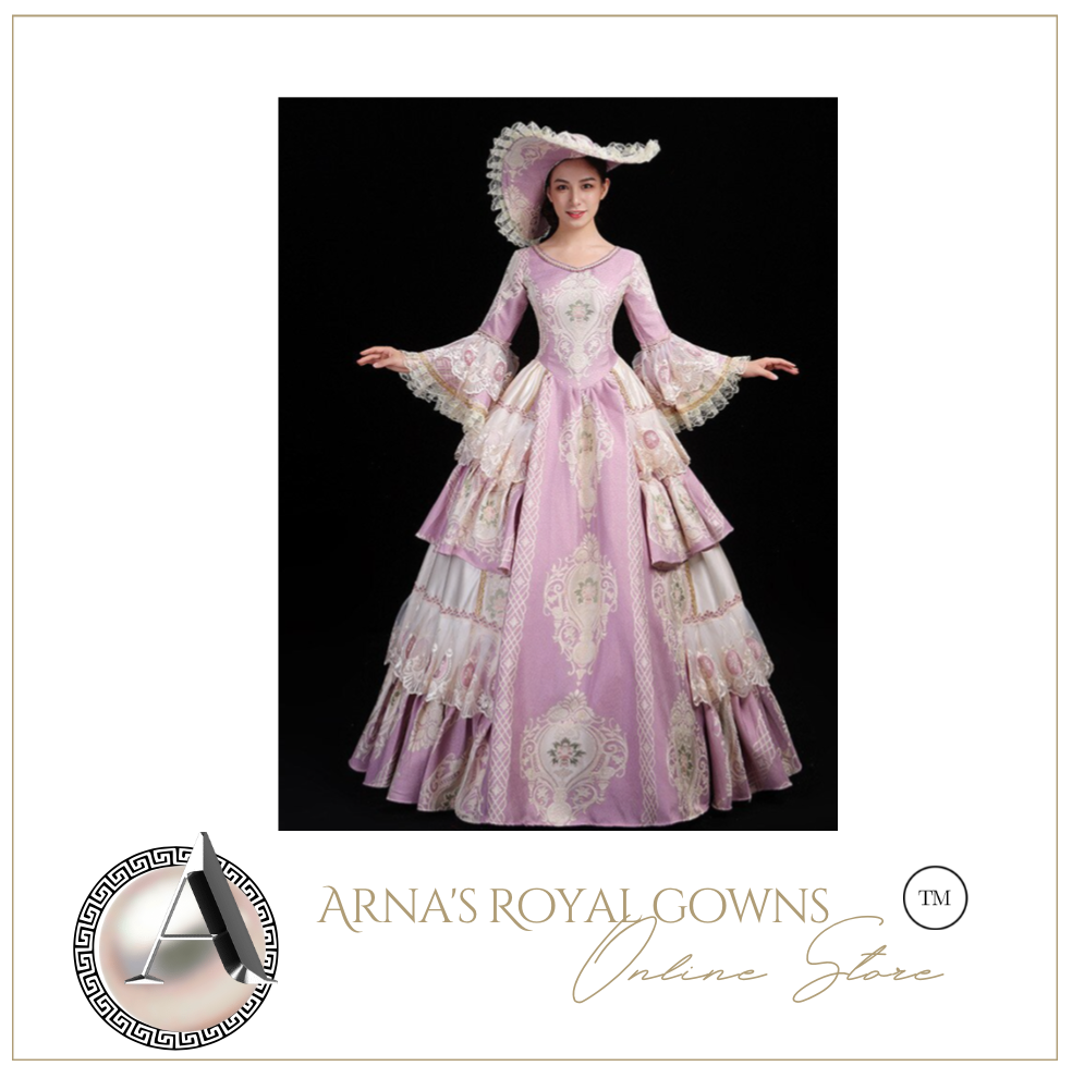 Arna's Royal Gown Collection - Rococo Baroque Marie Antoinette Ball Dresses 18th Century Victorian Gown