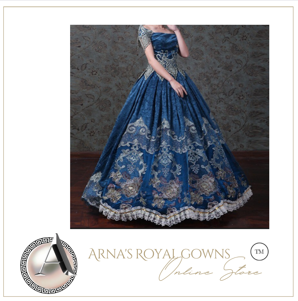 Arna's Royal Gown Collection - Rococo Baroque Marie Antoinette Ball Dresses 18th Century Victorian Gown