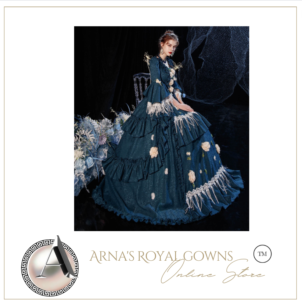 Arna's Royal Gown Collection - Rococo-Style British 18th Century Dress Victorian