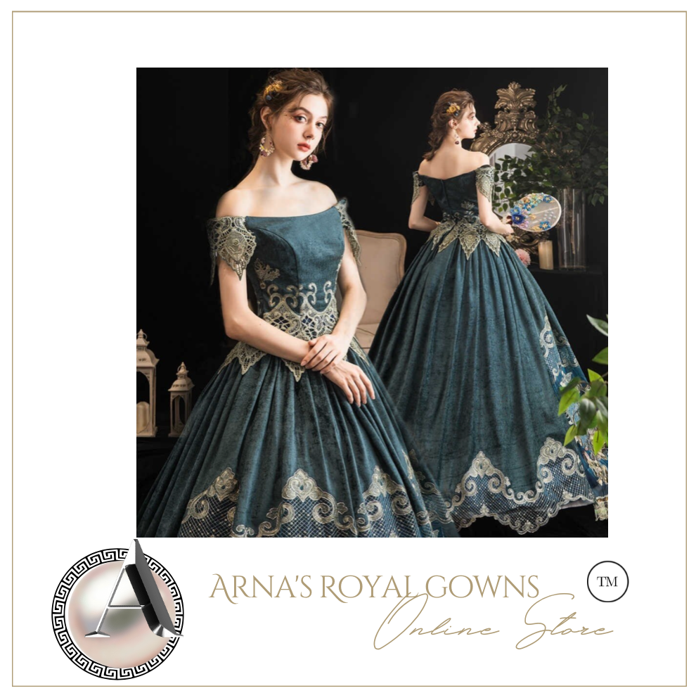 Arna's Royal Gown Collection - Rococo-Style British 18th Century Dress