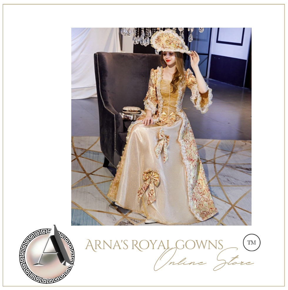 Arna's Royal Gown Collection - Victorian Rococo Baroque Marie Antoinette Ball Dresses 18th Century Gown