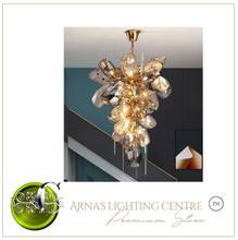 Load image into Gallery viewer, &quot;Arna&#39;s Luxury  Collection&quot; Chandelier 80cm x 135cm Luxury Blown Glass
