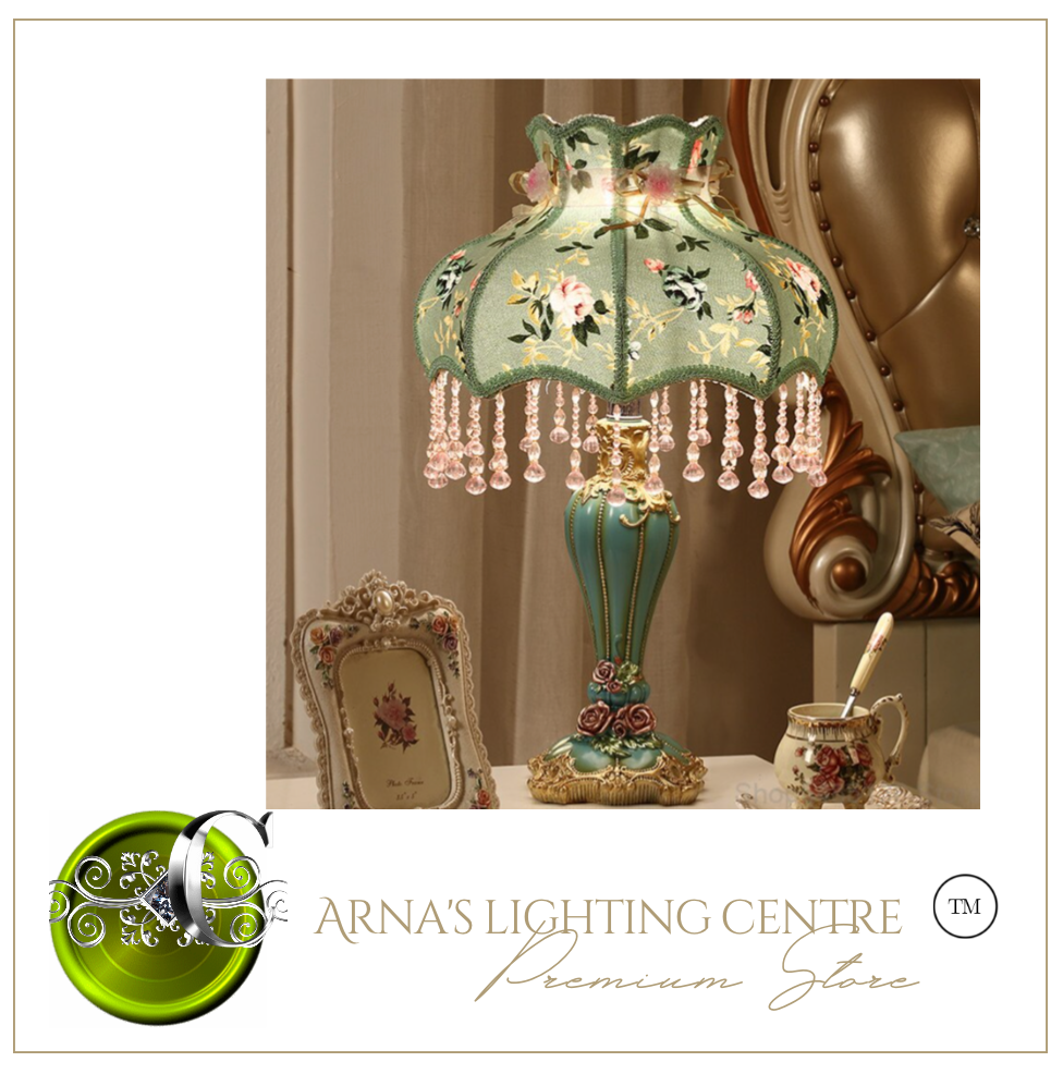 Arna Royal Collection - Vintage European Retro Table Lamp